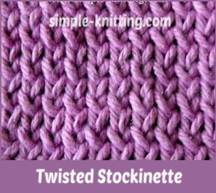 Twisted Stockinette