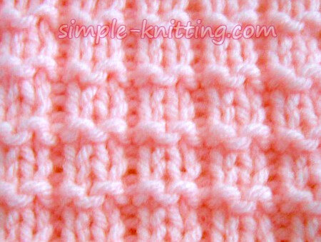 How to Knit the Waffle Stitch